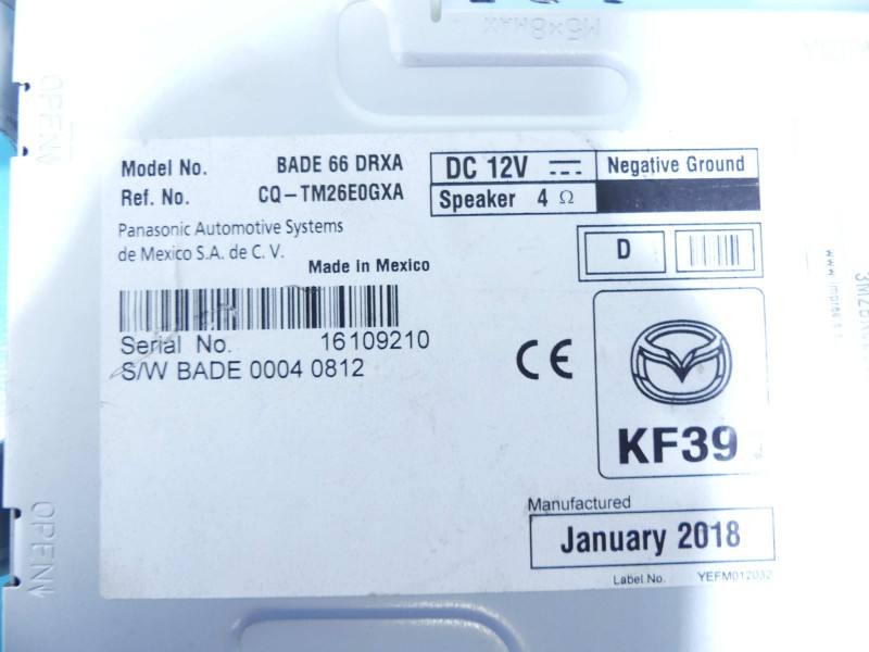 Блок керування модуль Mazda 3 16109210 — фото деталі 3