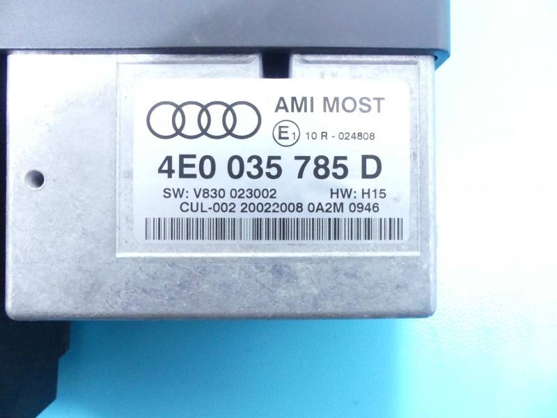 Блок керування модуль Audi A6 C6 4E0035785D — фото деталі 5