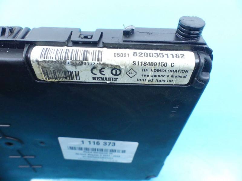 Блок керування модуль Renault Megane 2 8200351182 — фото деталі 4