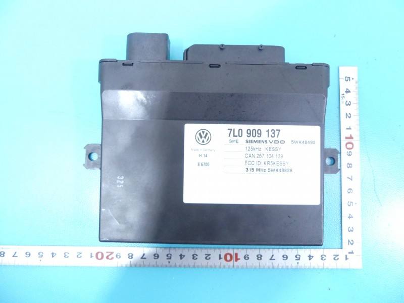 Блок керування модуль Volkswagen Touareg 7L0909137 — фото деталі 2