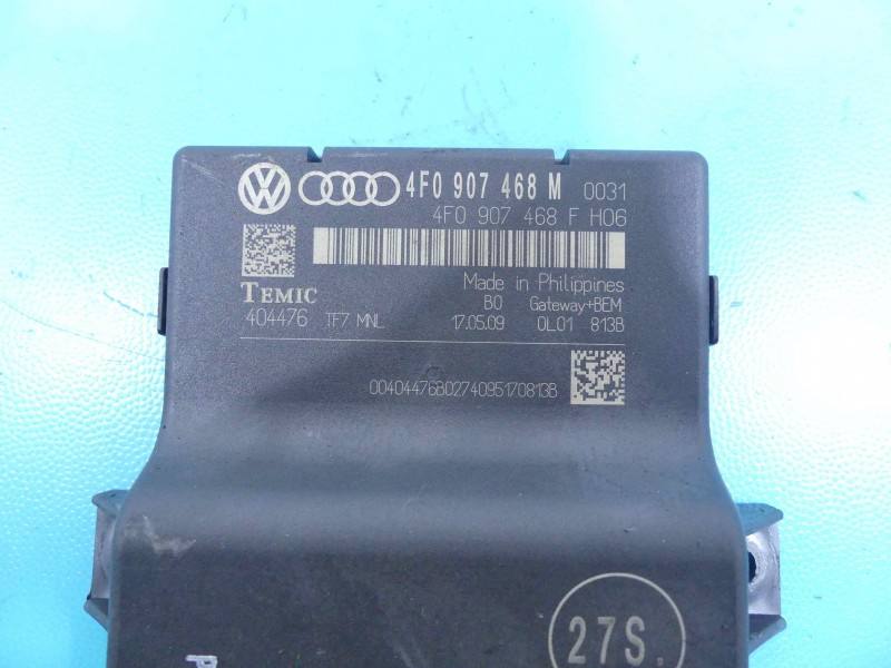 Блок керування модуль Audi A6 C6 4F0907468M — фото деталі 3