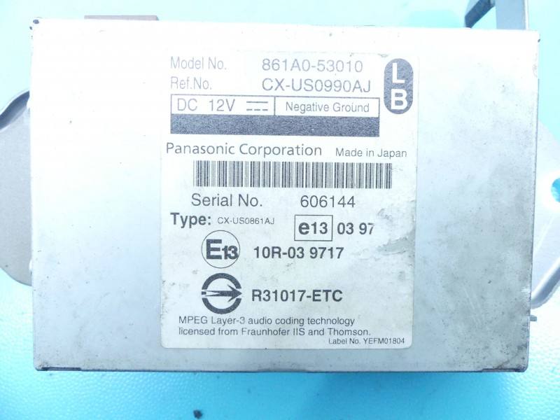 Блок керування модуль Lexus IS 861A0-53010 — фото деталі 3