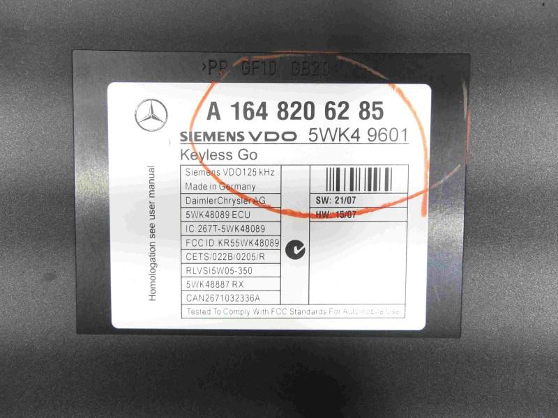 Блок керування модуль Mercedes GL X164 A1648206285 — фото деталі 6