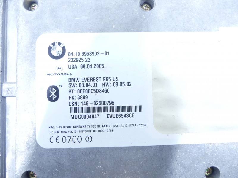 Блок керування модуль BMW 7 E65 6958902 — фото деталі 5