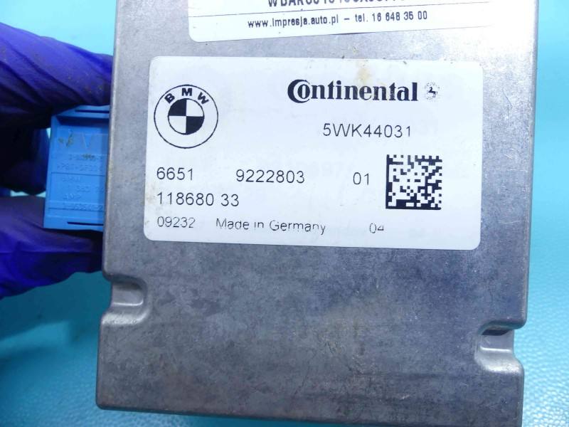 Блок керування модуль BMW 7 F01 9222803 — фото деталі 6