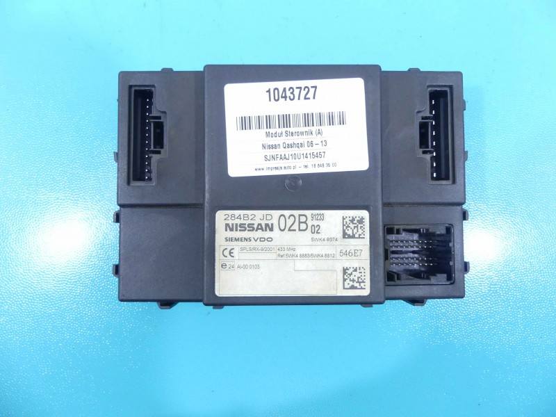Блок керування модуль Nissan Qashqai 284B2JD02B — фото деталі 2