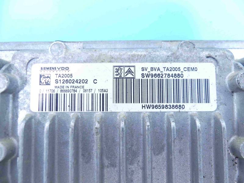 Блок керування модуль Peugeot 206 9662784880 — фото деталі 3