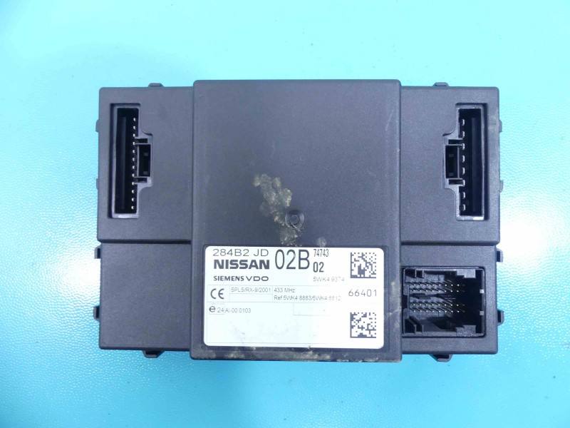 Блок керування модуль Nissan Qashqai 284B2JD02B — фото деталі 2