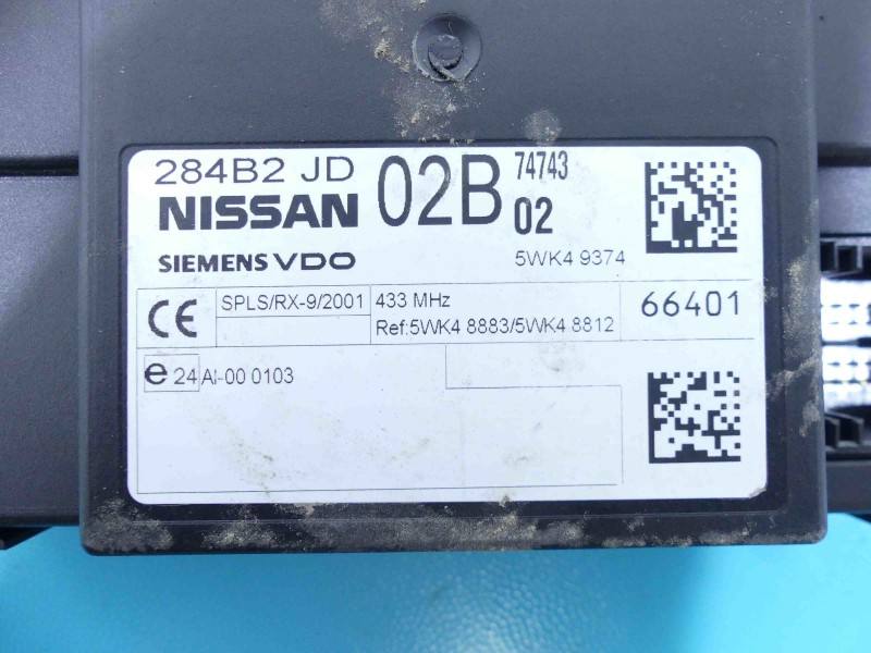 Блок керування модуль Nissan Qashqai 284B2JD02B — фото деталі 3