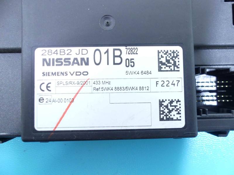 Блок керування модуль Nissan X-trail 5WK46484 — фото деталі 3