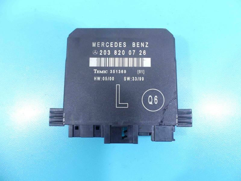Блок керування модуль Mercedes C W203 2038200726 — фото деталі 2