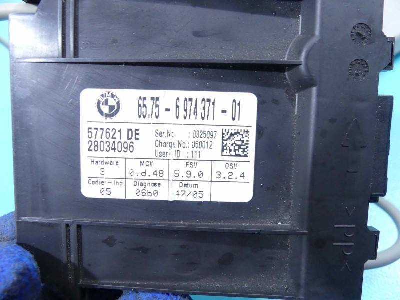Блок керування модуль BMW 5 E60 6974371 — фото деталі 3