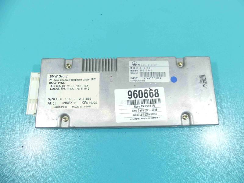 Блок керування модуль BMW 7 E65 6915943