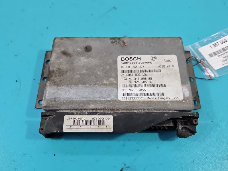 Блок керування АКПП Peugeot 607 0260002667