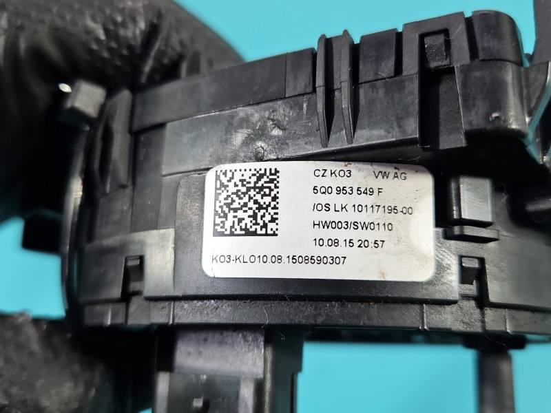Шлейф керма Seat Leon 5Q0953549F — фото деталі 9