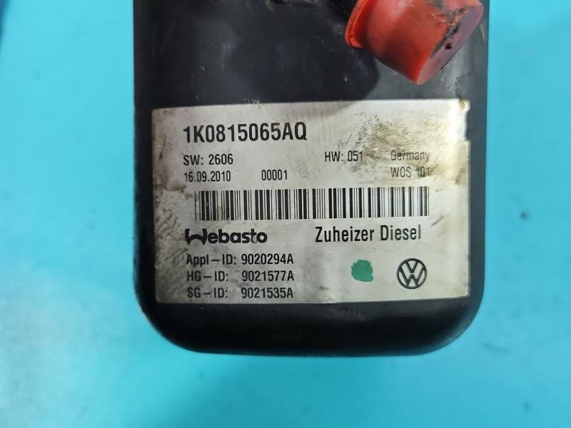 Автономний обігрівач Webasto Volkswagen Touran 1K0815065AQ — фото деталі 7