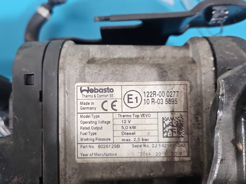 Автономний обігрівач Webasto Volkswagen Caddy 1K0815005MP — фото деталі 2