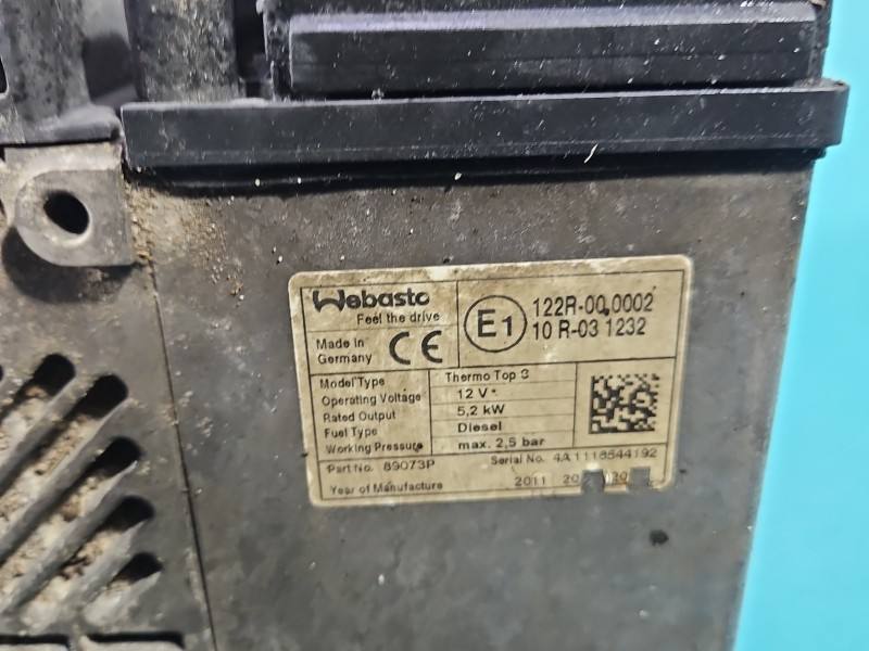 Автономний обігрівач Webasto Audi A5 8T 9017986A — фото деталі 8