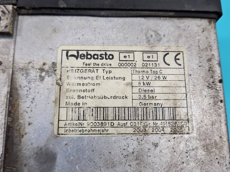 Автономный отопитель Webasto Mazda Mpv — фото детали 10