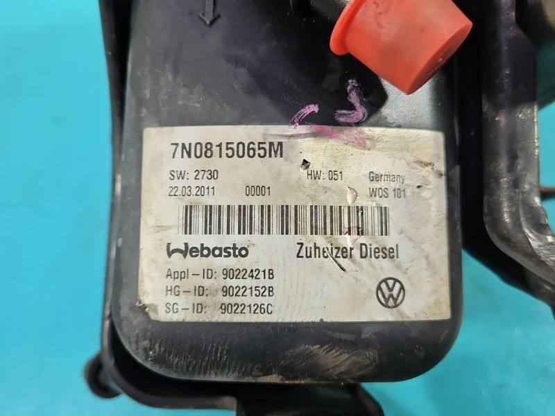 Автономний обігрівач Webasto Seat Alhambra 7N0815065M — фото деталі 8