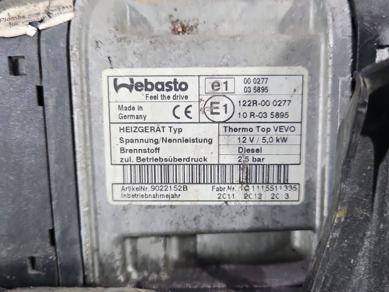 Автономний обігрівач Webasto Seat Alhambra 7N0815065M — фото деталі 9