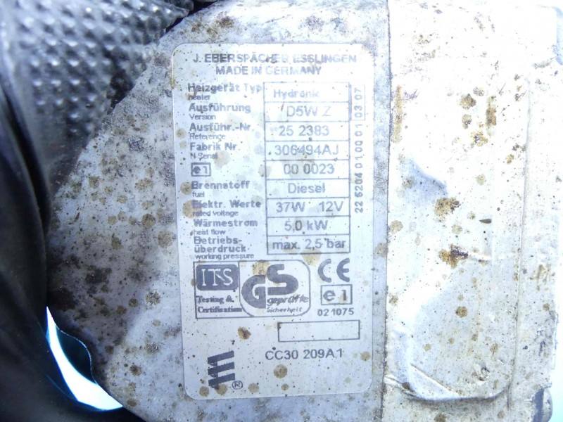 Автономний обігрівач Webasto Mazda 5 306494AJ — фото деталі 7