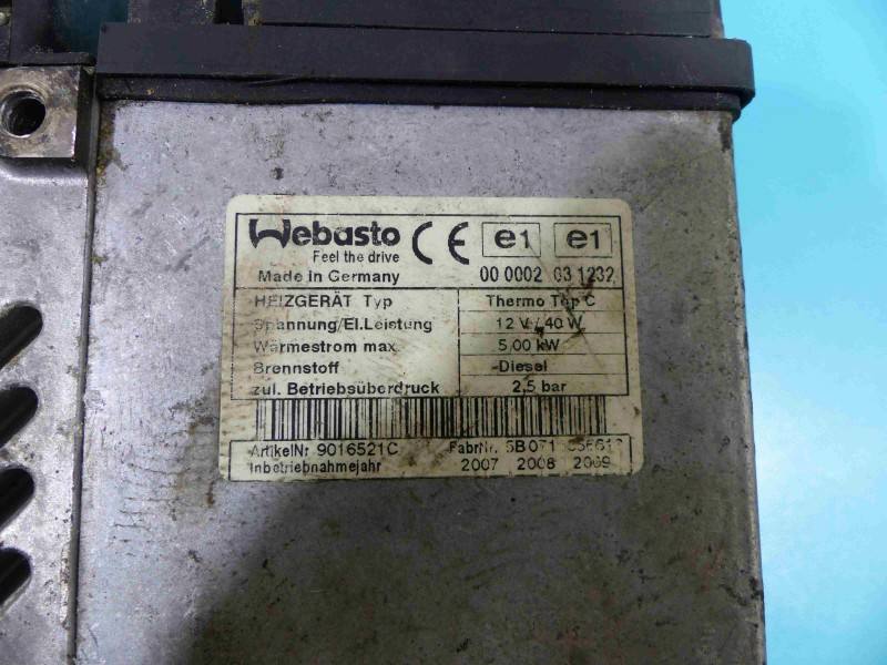 Автономний обігрівач Webasto Audi Q7 4L0265105K — фото деталі 10