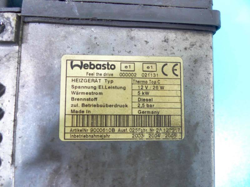 Автономний обігрівач Webasto Mazda 6 66724B — фото деталі 3
