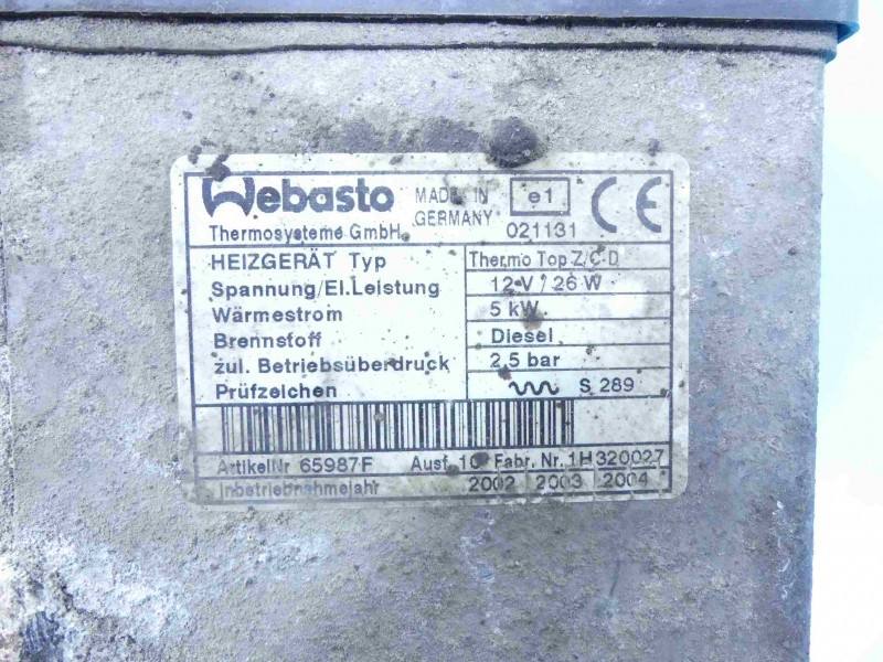Автономний обігрівач Webasto Citroen Xsara 1H320027 — фото деталі 3