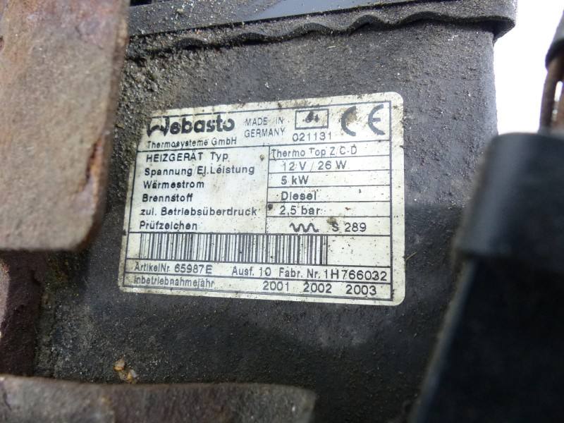 Автономний обігрівач Webasto Citroen Xsara — фото деталі 4