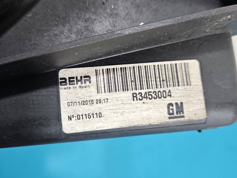 Вентилятор радіатора дифузор Opel Meriva B R3453004 — фото деталі 5