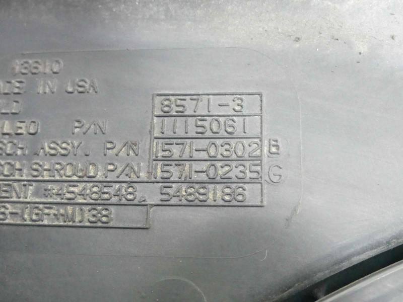 Вентилятор радіатора дифузор Chrysler Sebring 04598014AB — фото деталі 4