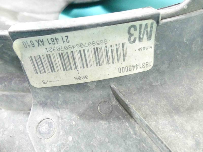 Вентилятор радіатора дифузор Nissan Micra 21481AX610 — фото деталі 4