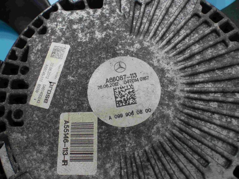 Вентилятор радіатора дифузор Mercedes ML W166 A0999060800 — фото деталі 7