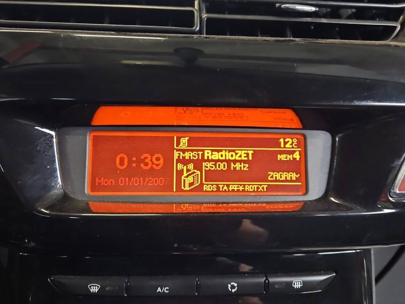Монітор дисплей бортовий комп'ютер Citroen C3 96771584XT