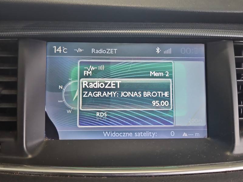 Монітор дисплей бортовий комп'ютер Peugeot 508 9666280780