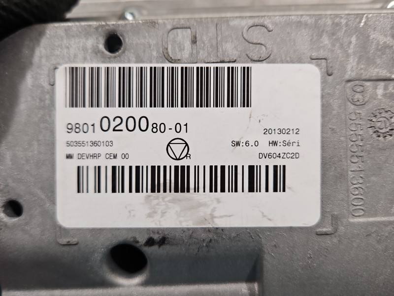 Монітор дисплей бортовий комп'ютер Citroen C5 9801020080 — фото деталі 5