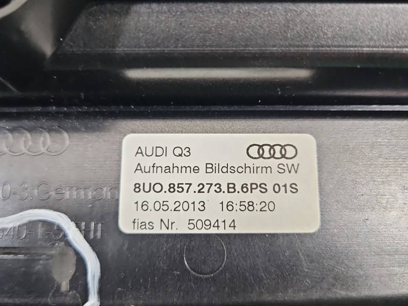Монітор дисплей бортовий комп'ютер Audi Q3 8U0857273B — фото деталі 6