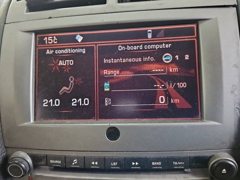 Монітор дисплей бортовий комп'ютер Peugeot 407 9663321480