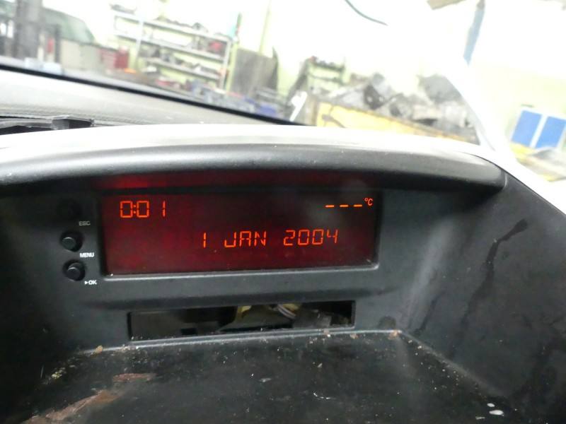 Монітор дисплей бортовий комп'ютер Peugeot 207 96644840XT — фото деталі 5
