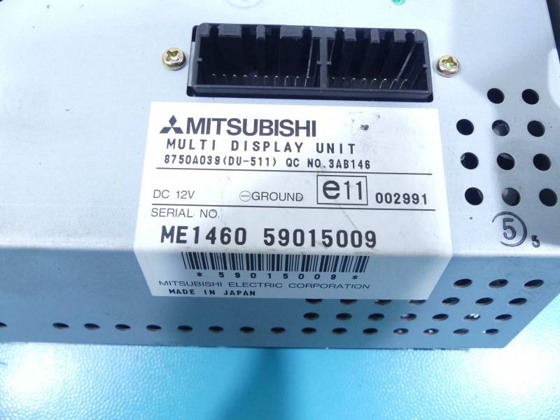 Монітор дисплей бортовий комп'ютер Mitsubishi Grandis 8750A039 — фото деталі 6