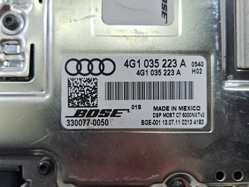Аудіопідсилювач підсилювач звуку Audi A8 D4 4G1035223A — фото деталі 7