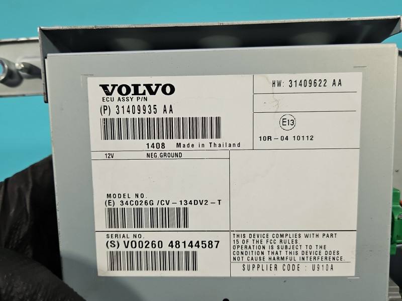 Аудіопідсилювач підсилювач звуку Volvo S60 31409935 — фото деталі 7