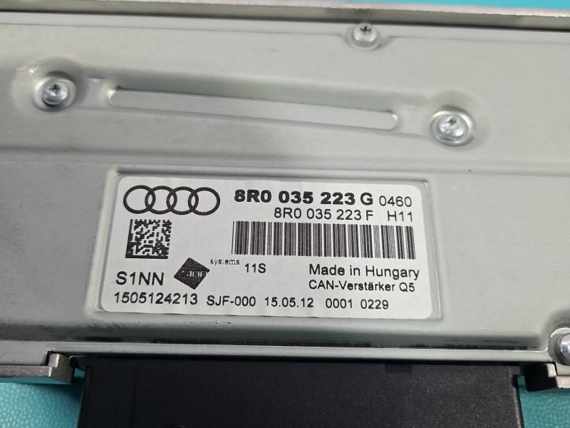 Аудіопідсилювач підсилювач звуку Audi Q5 8R0035223G — фото деталі 6