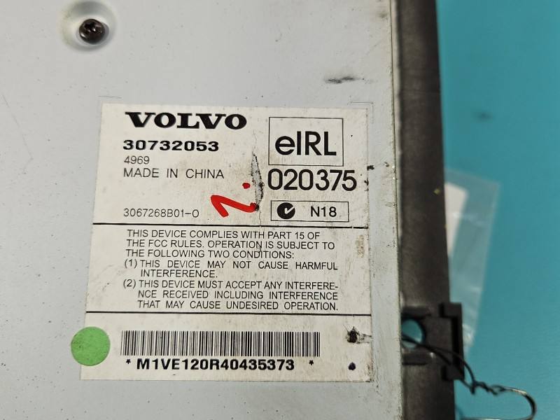 Аудіопідсилювач підсилювач звуку Volvo V50 30679781 — фото деталі 7