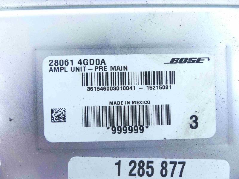Аудіопідсилювач підсилювач звуку Infiniti Q50 28061-4GD0A — фото деталі 5