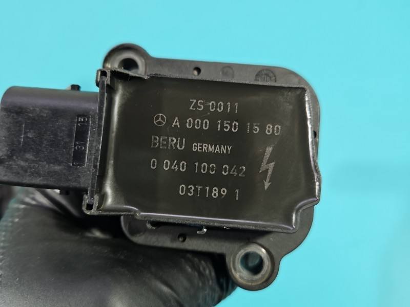 Котушка запалювання модуль Mercedes C W203 A0001501590 — фото деталі 5