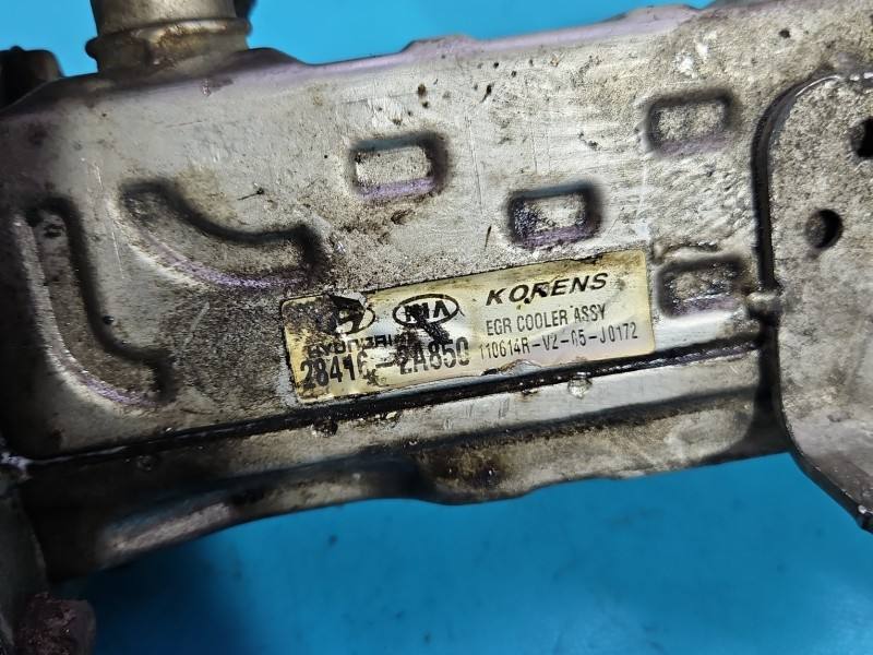 Радіатор EGR вихлопних газів Hyundai I40 28416-2A850 — фото деталі 9