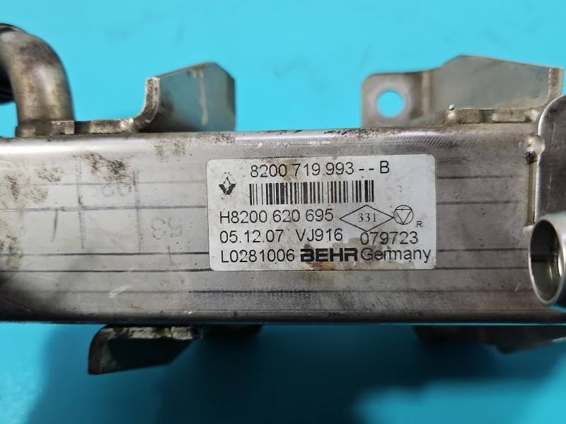 Радіатор EGR вихлопних газів Renault Koleos 8200719993-B — фото деталі 7