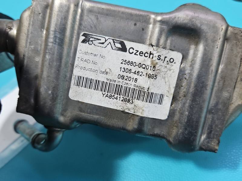 Радіатор EGR вихлопних газів Toyota Aygo 25680-0Q010 — фото деталі 6